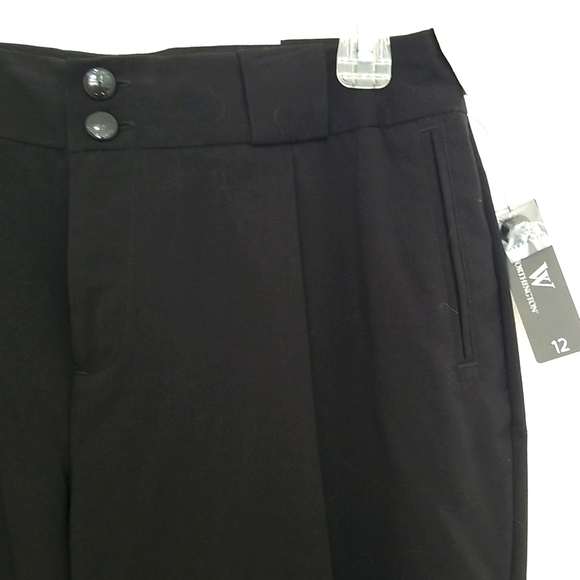 NWT Worthington women's black pants size 12 - Picture 3 of 6
